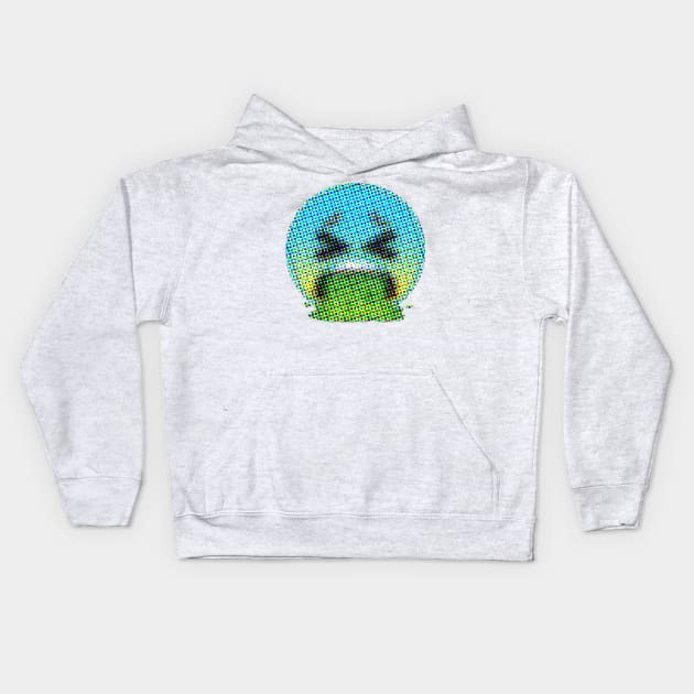 Emoji: Puke (Face Vomiting) Kids Hoodie by Sinnfrey